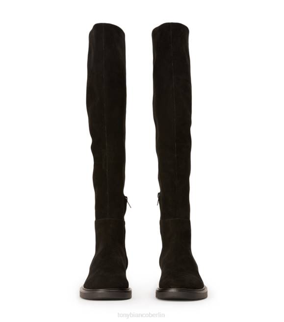 kniehohe Stiefel| de Tony Bianco Frauen Lange Stiefel von Chasey schwarzes Wildleder 4624418
